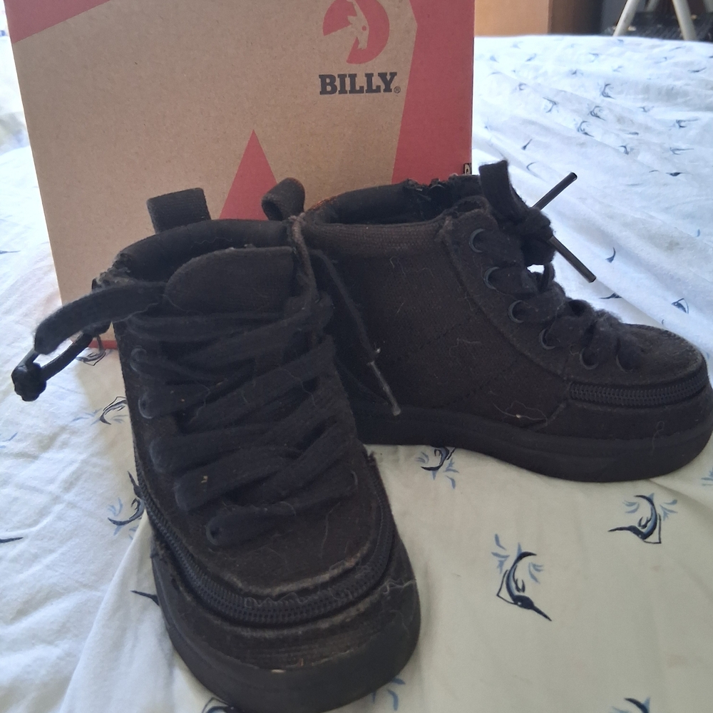 Billy Adaptable Shoes Size 6 Toddler Black Sneakers